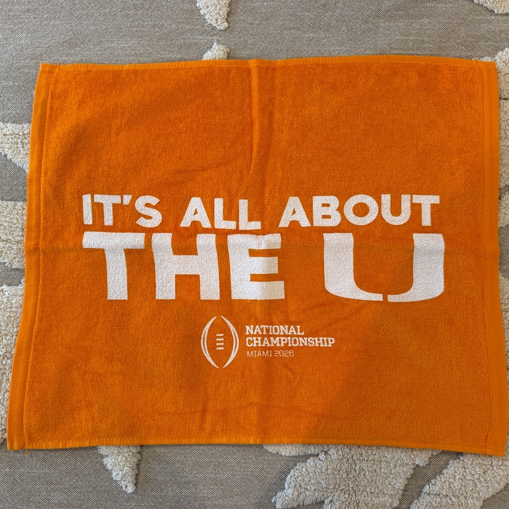 It’s All About The U Orange Rally Towel - National Championship